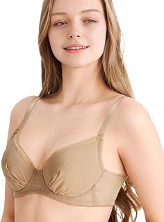 Wacoal BRB452 Women's Bra, Looks Smaller, Simple, Slimming Effect, Compact Makeup, Prevents Bust Protrusion, Reduces Back Levels, Large Size
