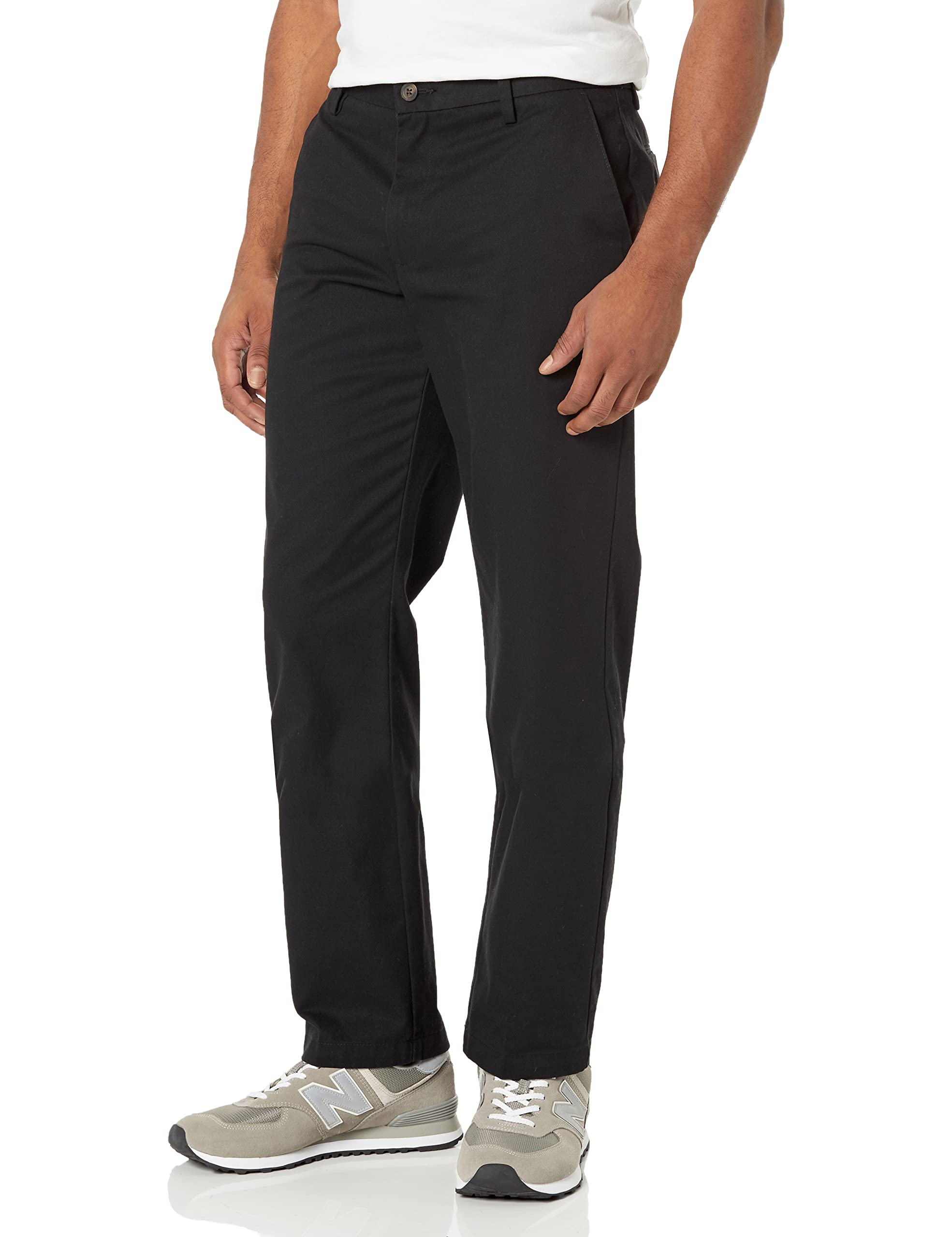 Amazon Essentials Mens Straight-Fit Wrinkle-Resistant Flat-Front Chino Pant