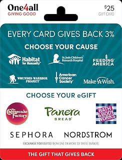 One4all Giving Good Hope Physical Gift Card - $25