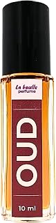 Oud Roll-On Perfume - Long-Lasting Fragrance with Agarwood, Rose, and Vitamin E - Bold Woody Aroma, Vegan, Handmade, 10ml Rollerball