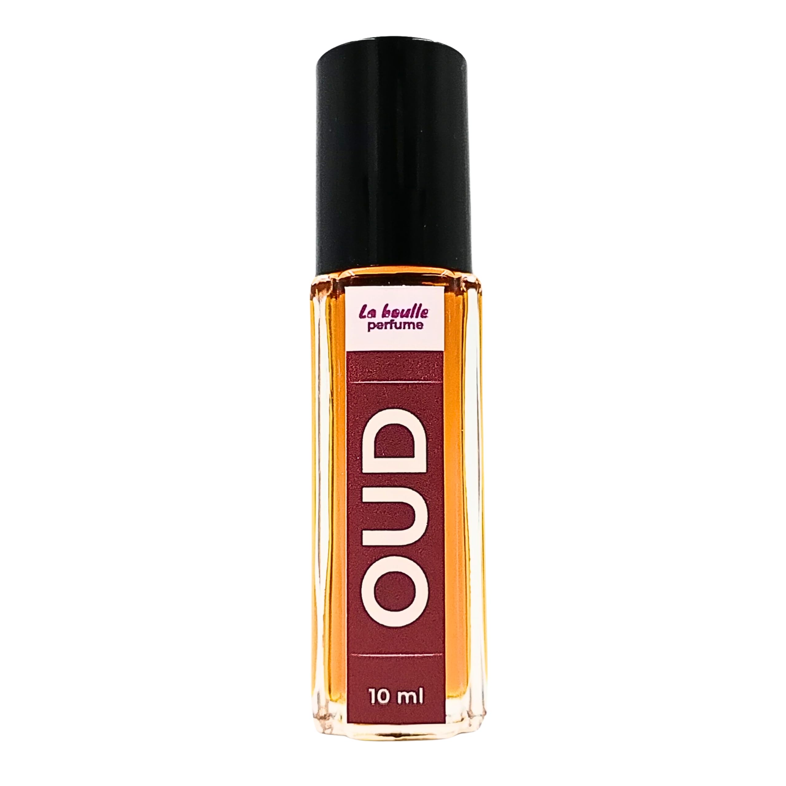 Oud Roll-On Perfume - Long-Lasting Fragrance with Agarwood, Rose, and Vitamin E 