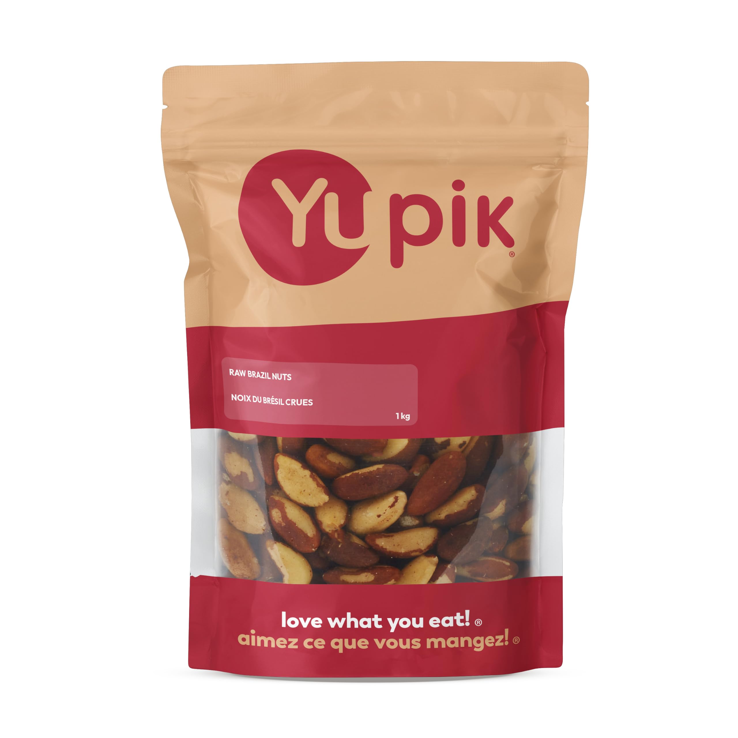 Yupik Raw Brazil Nuts, 1 kg, Gluten-Free, Kosher, Shelled, Unsalted, Unroasted, 