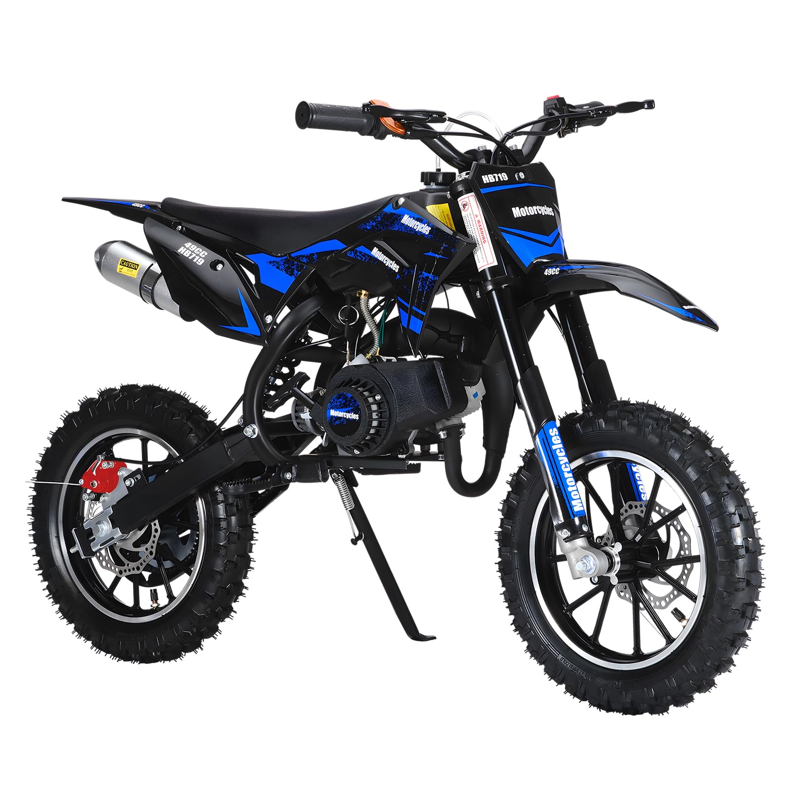 50cc Gas Dirt Bikes for Kids 8-14 - 2-Stroke 35MPH Gas Mini Motorcycle | Off-Roa