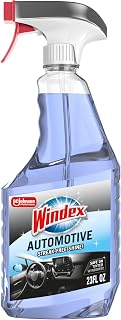 Windex Automotive Car Glass Cleaner Spray, 23 oz | Car Cleaning Supplies Safe for Internal, External, Mirror, Dashboard Screen, Windshield &amp; Tinted Windows, Ammonia-Free