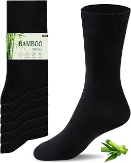 Niofind Bambu Socks Men/Women, 6/10 Pairs Dress Socks