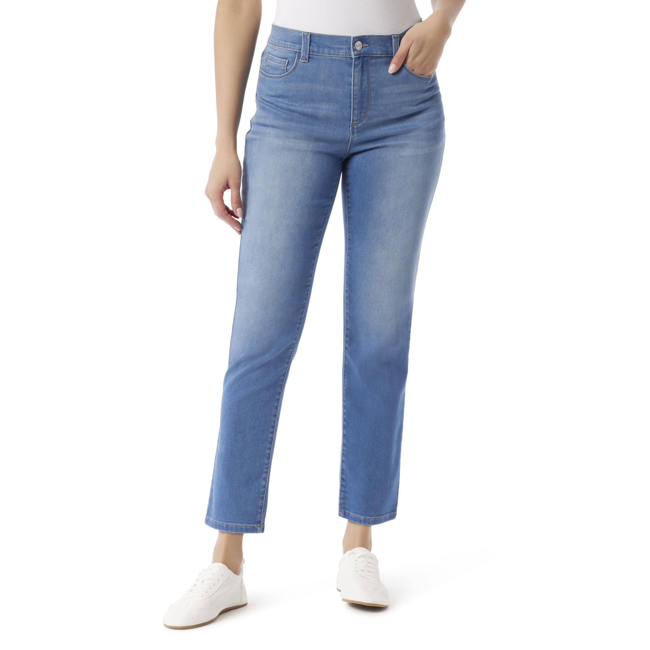 Gloria Vanderbilt Women's Standard Cali 5-Pocket Straight Leg Ankle