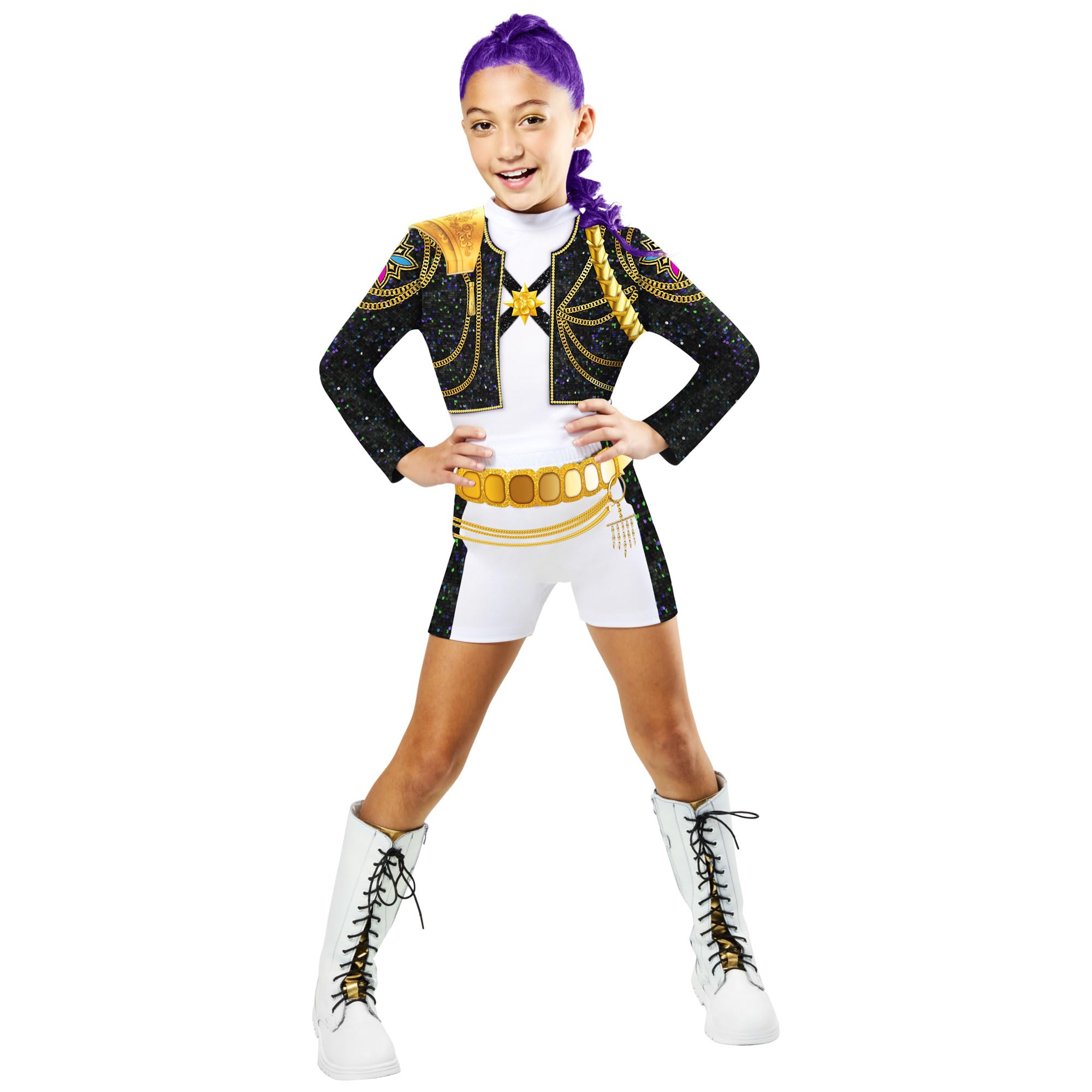 Rubies Official Netflix K-Pop Demon Hunters Rumi Golden Classic Child Costume, K