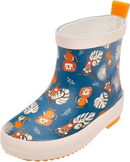 Playshoes Unisex Children's Wellington Boots Half Shaft Jungle Wellington Boots