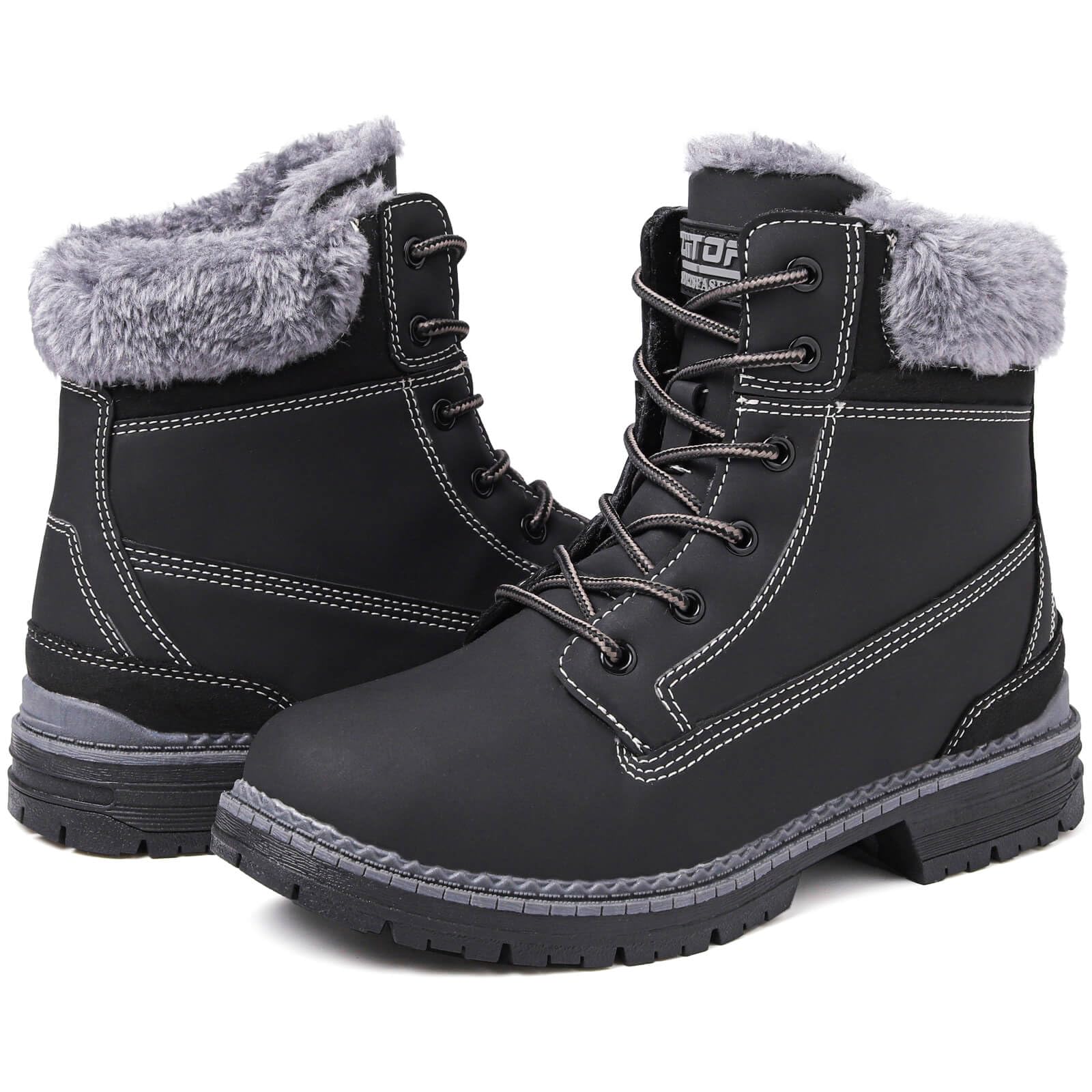 Winter Boots for Women Snow Boots Waterproof Fur Lined Warm Hiking Boots Ladies 
