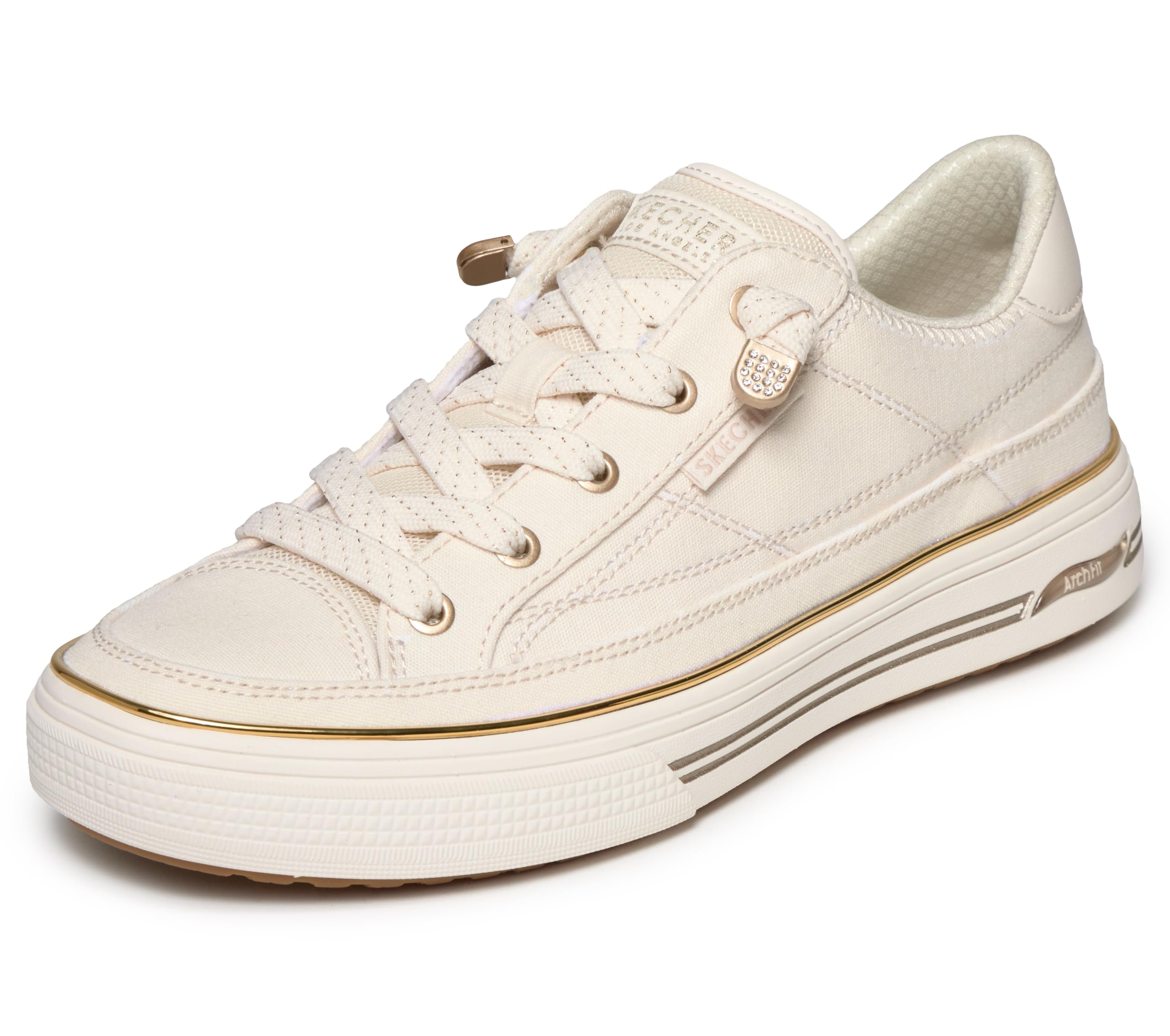 Skechers Arch Fit Arcade - Prim N Pretty Slip-On Trainers Women