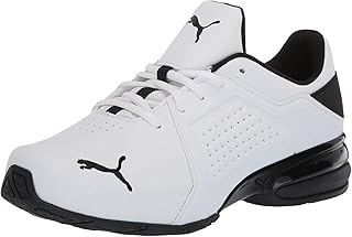 PUMA Men's Viz Runner Trainers, White multi-coloured