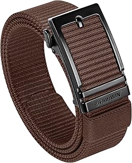 Fairwin Tactical Belt Military Style Webbing Riggers Web Belt with Heavy Duty Quick Release Metal Buckle