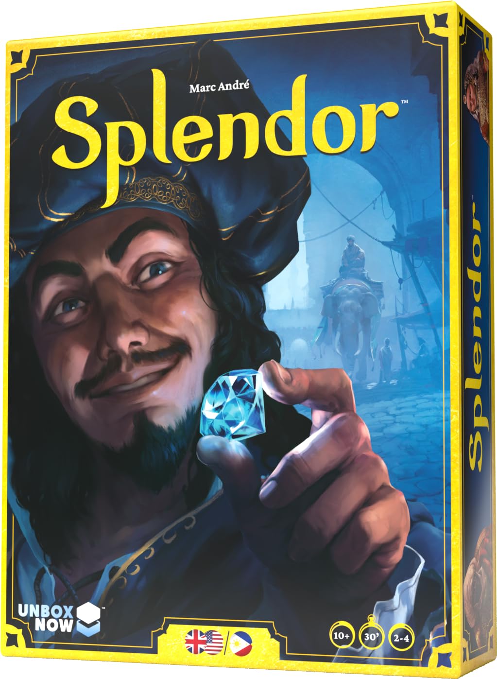 Splendor (Bilingual French/English Version) - A Game by Asmodee | Ages 10+ - 2 t