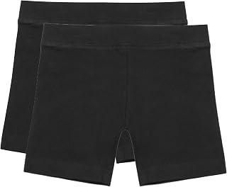 Listers Girls Modesty Dance Shorts 100% Cotton Stretch Cycling Shorts 4-16 | 100% Cotton; Modesty Shorts; Breathable Fabric; Stretch Fit; Dance & Cycling; Wear Under Dresses & Skirts; Black; Ages 4-16