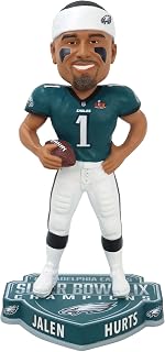 Jalen Hurts Philadelphia Eagles Super Bowl LIX Champions Bobblehead NFL