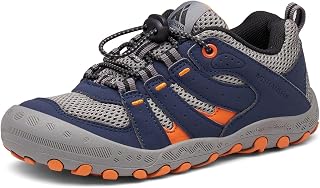 Mishansha Boys Girls Hiking Shoes Low Top Outdoor Hiking Climbing Running Shoes