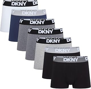 DKNY Seattle Boxers Men Multipack | Soft and Breathable Cotton Briefs | Men's Comfortable Underwear | Modern Boxer Daily Fit and Resistant