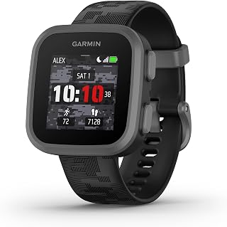 Garmin Bounce™, Kids Smartwatch, Two-Way Text and Voice Messaging, Location Tracking, Black Camo