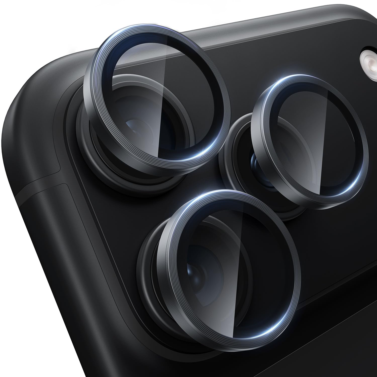 WSKEN for iPhone 18 Pro/iPhone 18 Pro Max Camera Lens Protector - Black