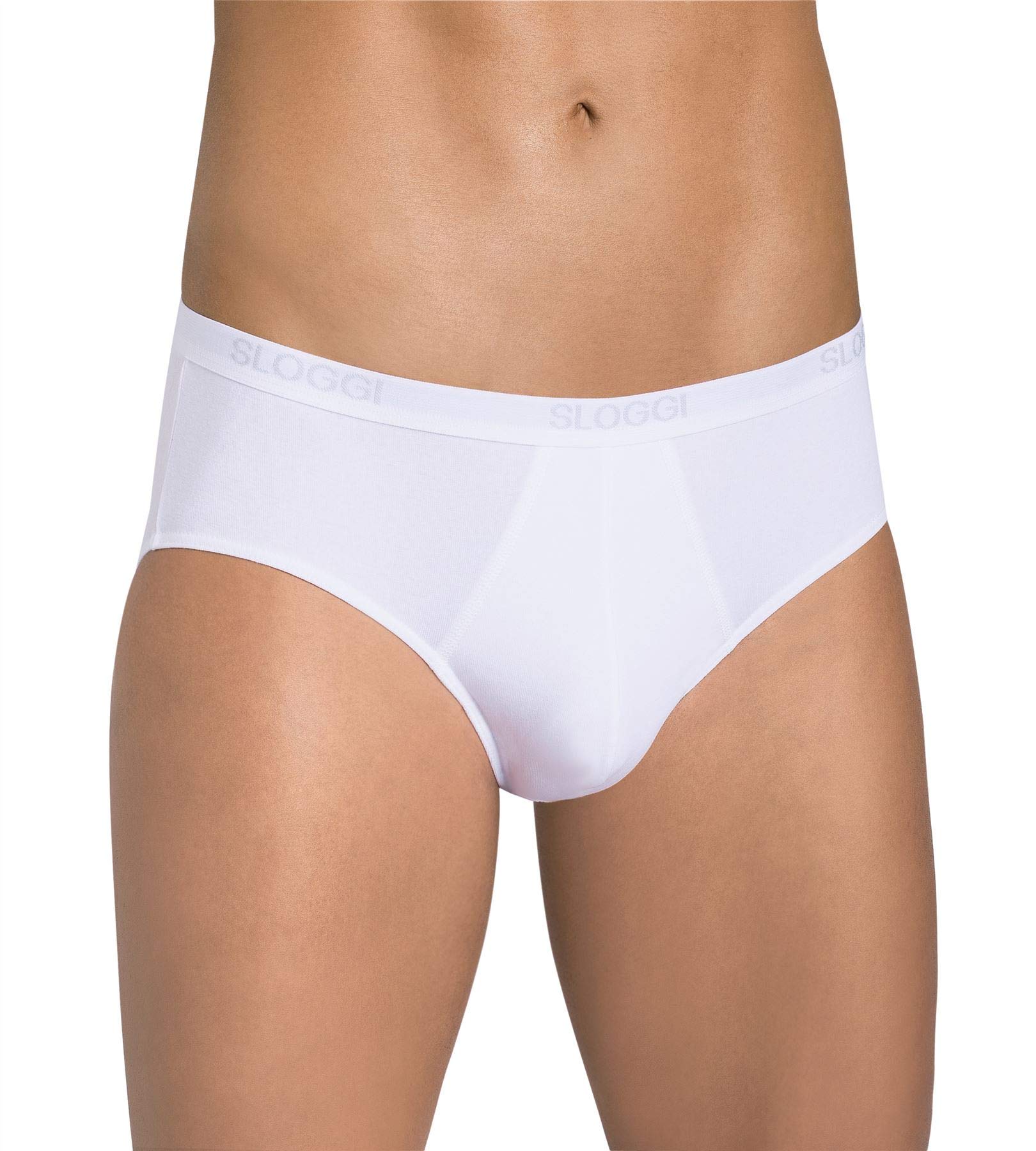 Sloggi Men's Pack 2 Basic Midi Brief in 2 Colours