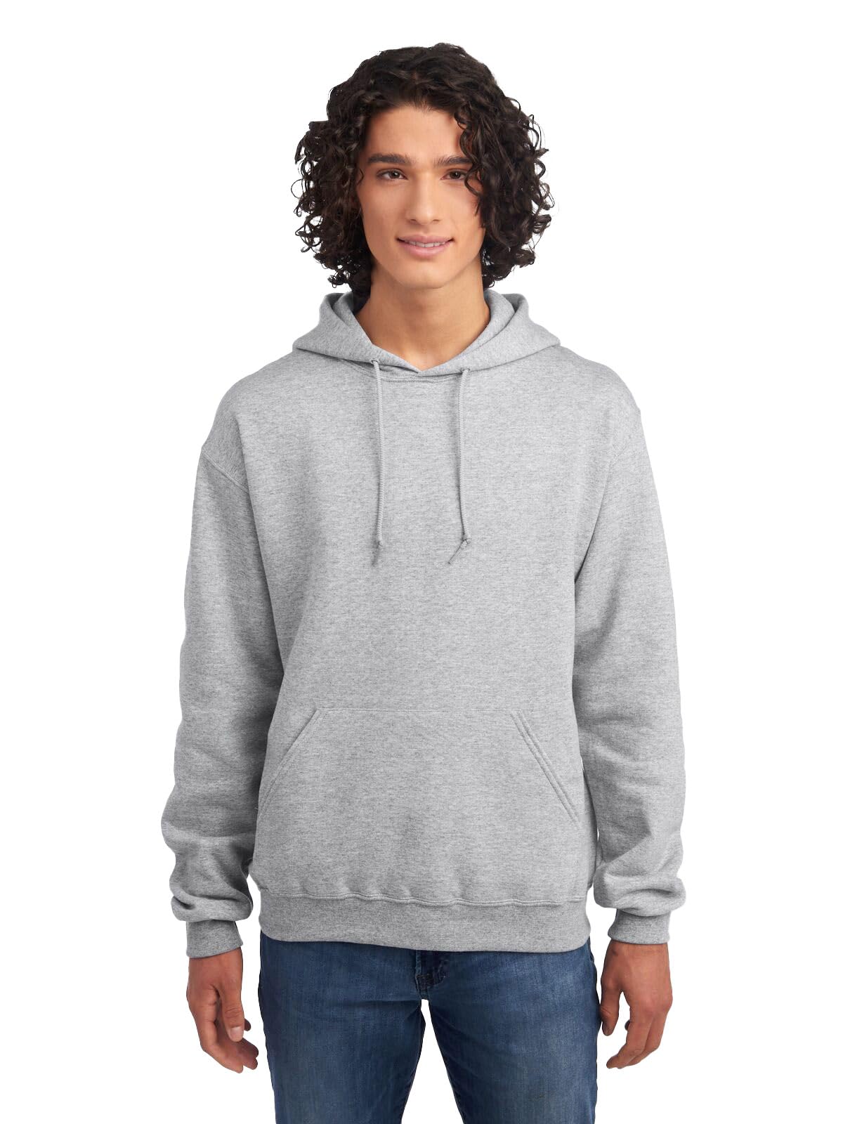 JERZEES Men’s NuBlend Fleece Pullover Hoodies, Cotton Blend, Sizes S-3X