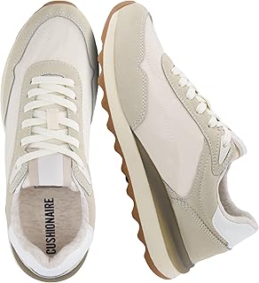CUSHIONAIRE Women's Nylon Lace-up Kicks Sneaker + Comfort Foam, Wide Widths Available