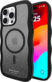Kate Spade New York iPhone 15 Pro Max Case Compatible with MagSafe - Wavy Nightfall
