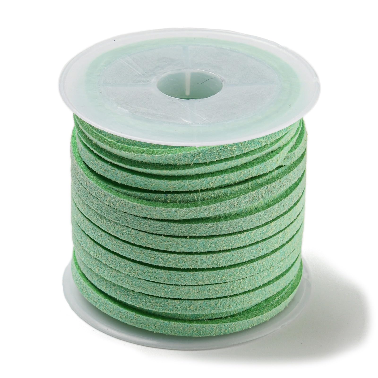 1 Roll Flat Faux Suede Cord for Jewelry Making Threading and Braiding Thread wit