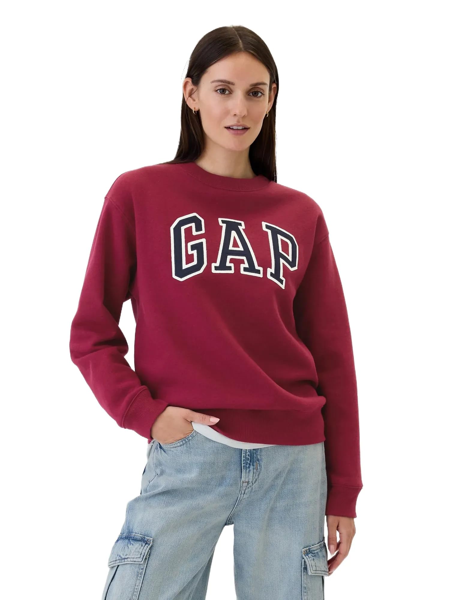Gap V-GAP Women's Heritage Crew Pullover (Pack of 1)