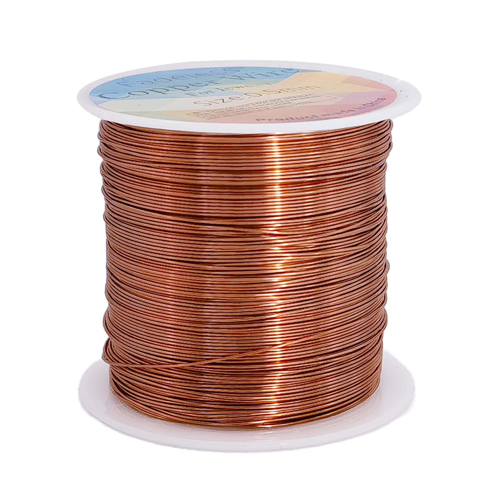 328 Feet Tarnish Resistant Copper Wires 24 Gauge/0.5mm CREATZONE Jewelry Craft W