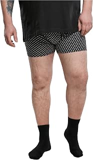 Urban Classics Mens Boxer Shorts Set of 3 Soft Cotton Elastic Waist Boxer Briefs Available in Various Color Sets and Prints Sizes S - 5XL