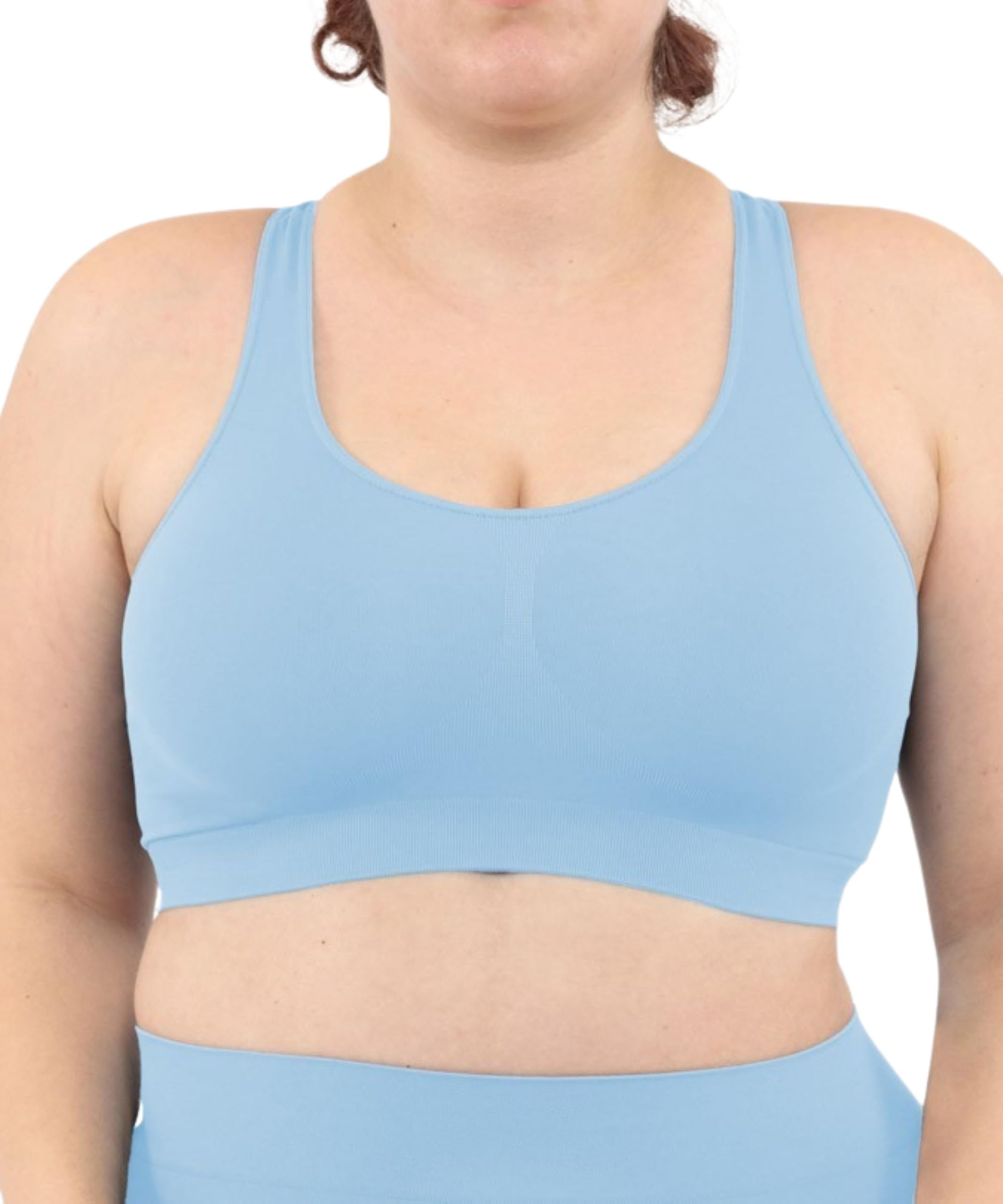 LEELA LAB Women's Bralette Non-Wired Bra Provides Support Without Tension, with 