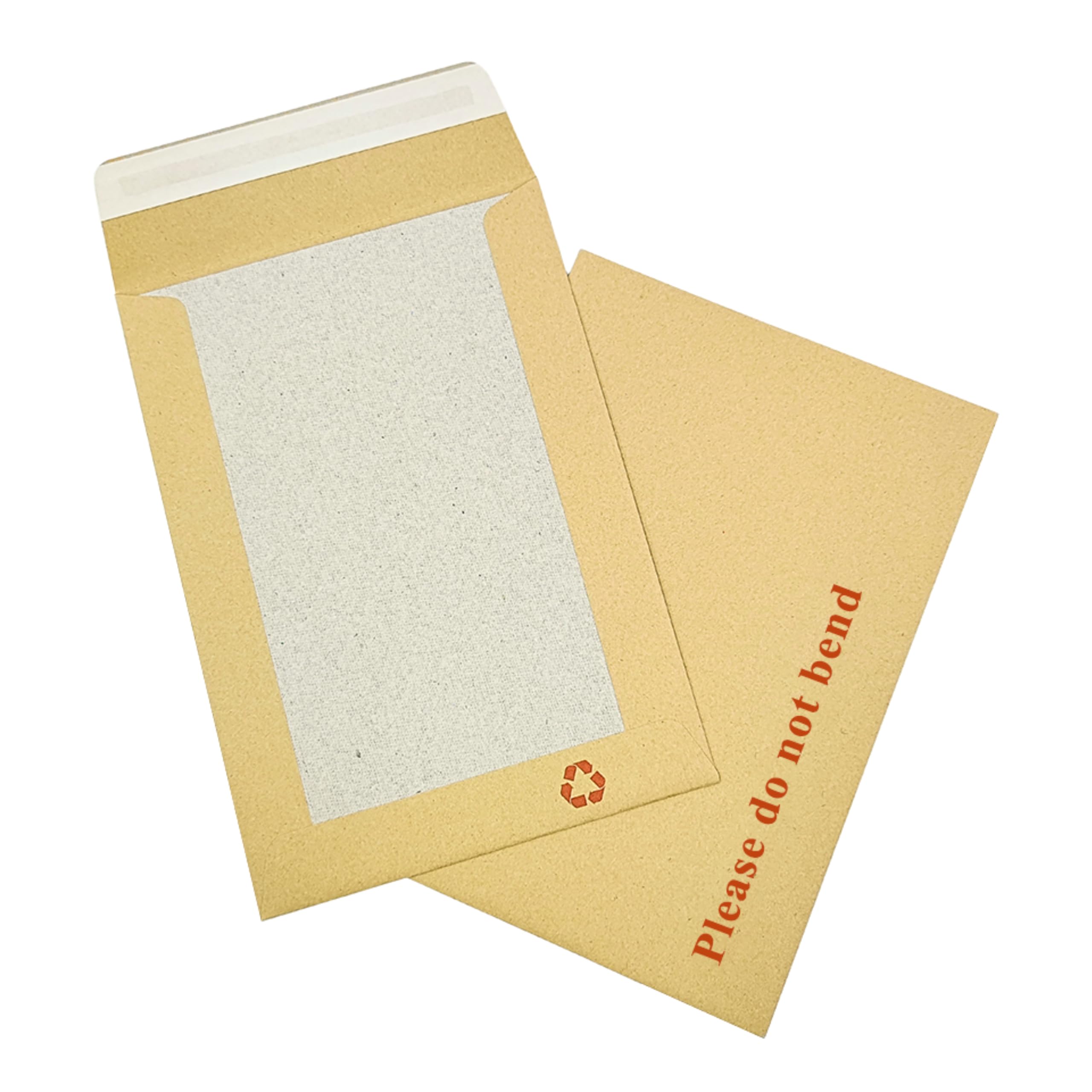 Double Dragon 50-Pack A6 C6 Manilla Hard Board Backed Envelopes | 162mm x 114mm 