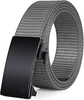 FAIRWIN Men's Ratchet Belt, 1.25" Nylon Belt for Golf & Work