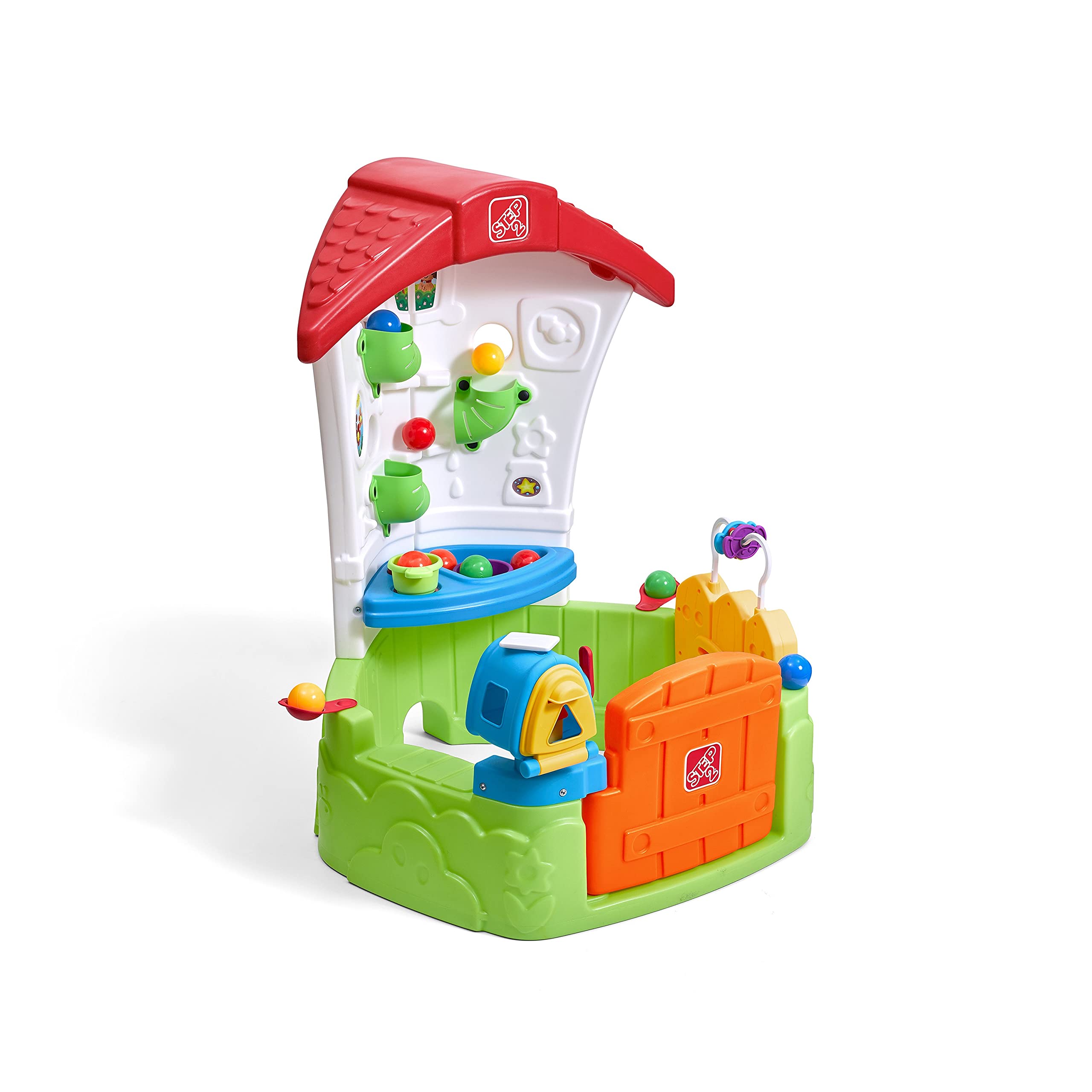 Step2 Toddler Corner House, Kids Playhouse, Indoor/Outdoor Playset, Play Gym wit