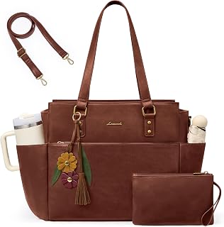 LOVEVOOK Borsa tote per computer portatile da donna, borsa vintage per