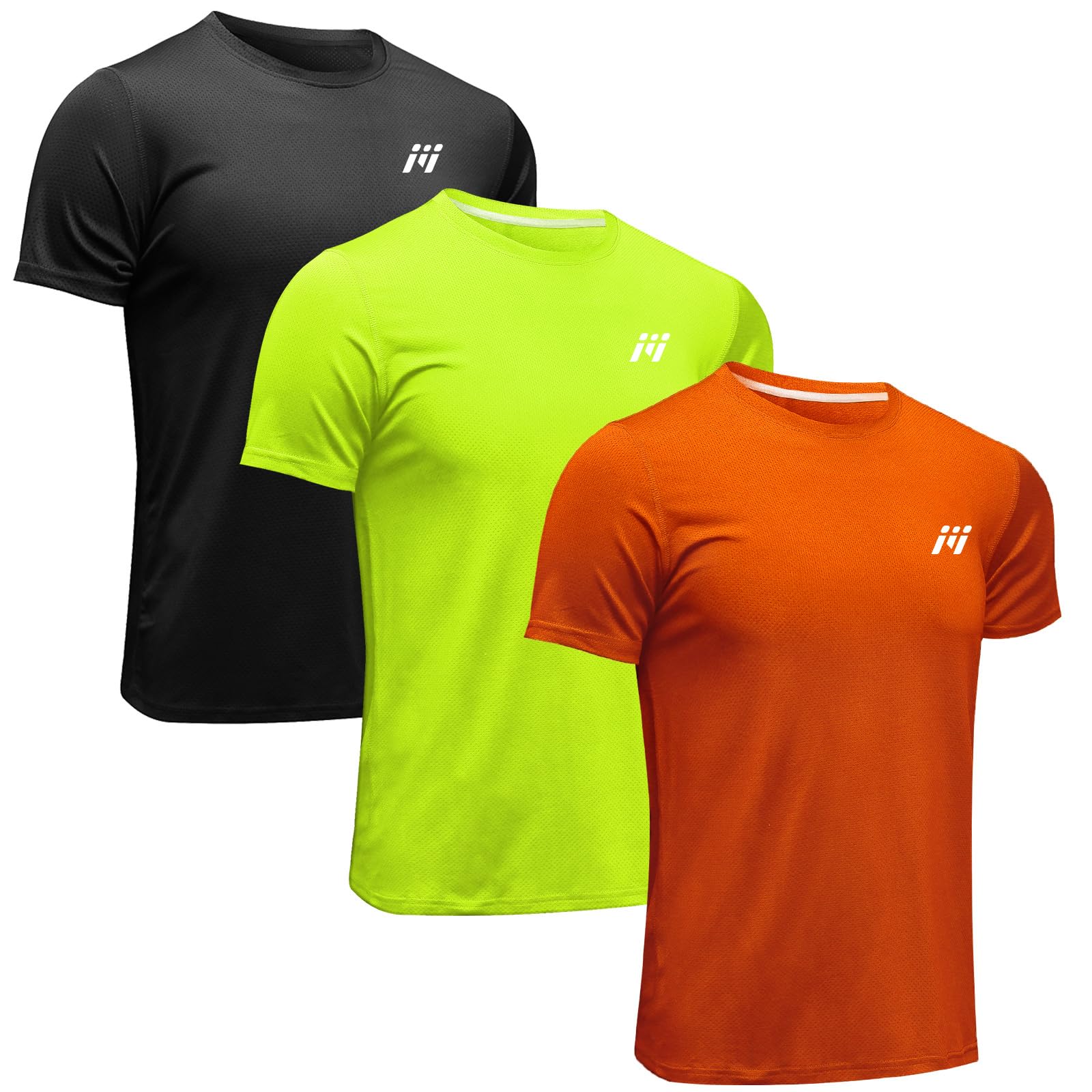 MEETWEE Sports Shirt Men's Running Shirt Short Sleeve Mesh Functional Shirt Brea
