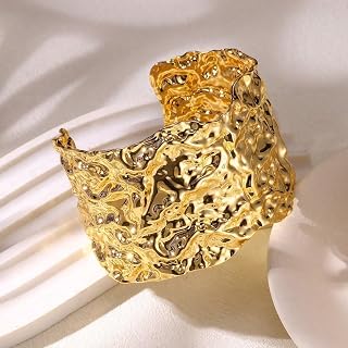 Gold Bangle Bracelet for Women Adjustable Cuff Bracelet Jewelry Gift Trendy Gold Bangle Bracelet