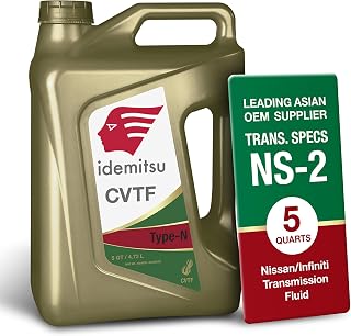 Idemitsu CVT Type N (NS-2) Transmission Fluid – 5 Quart | For Nissan/Infiniti NS-2 CVTs | High-Torque Protection & Anti-Wear Technology | ISO & IATF Certified
