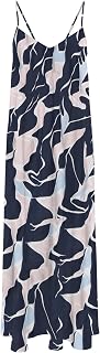 Onlnova Life Vis Roxy Long Dress AOP, Sky Captain, XS