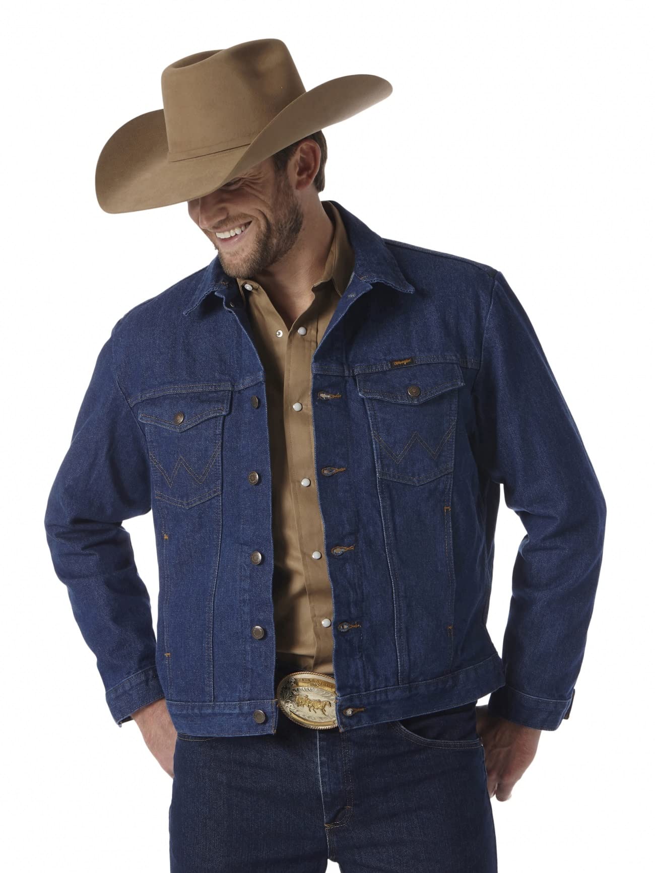 Wrangler Men's Cowboy Cut Western Unlined Denim Jacket