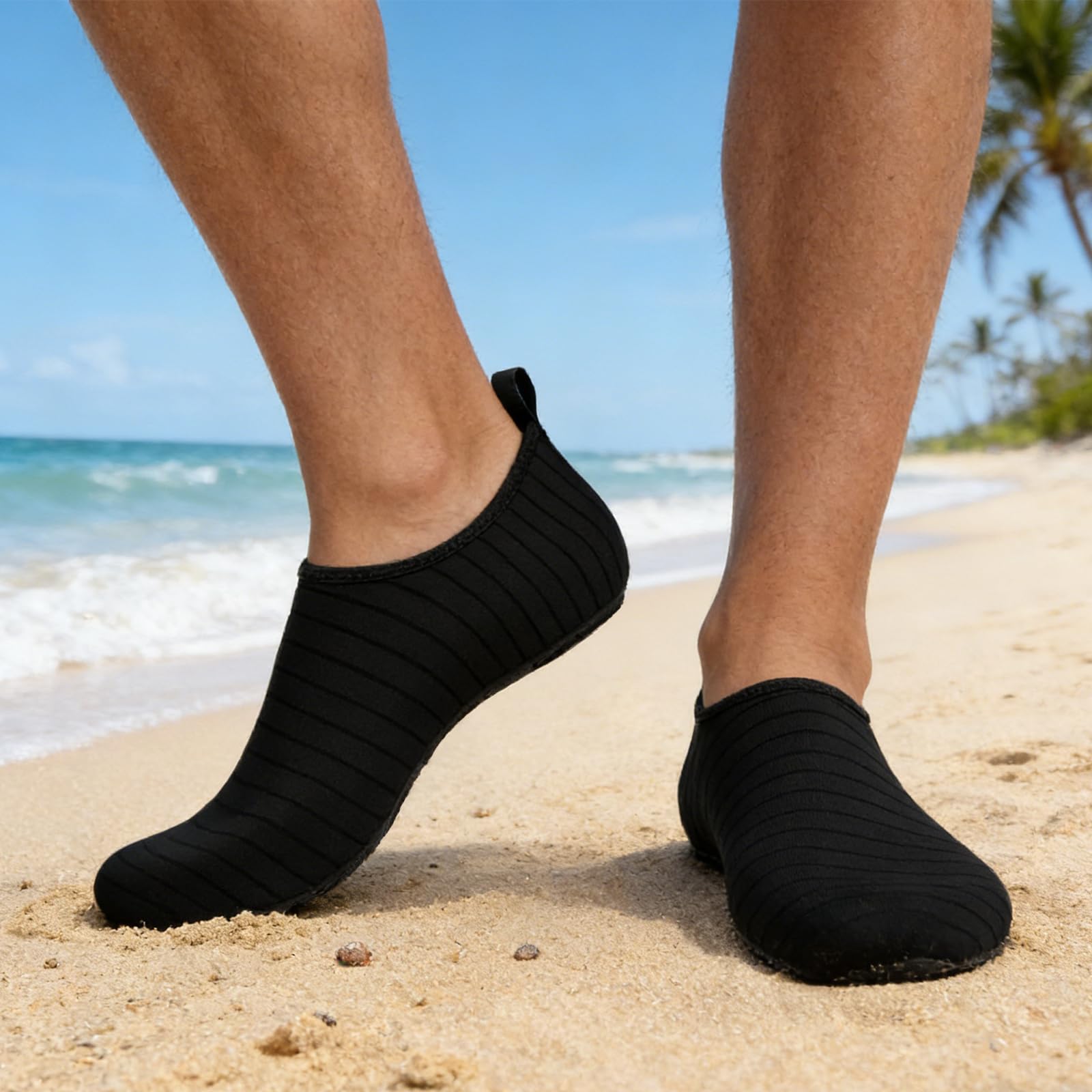 Water Shoes for Women Men Slip-on Barefoot Aqua Yoga Socks Non-Slip Quick-Dry Li