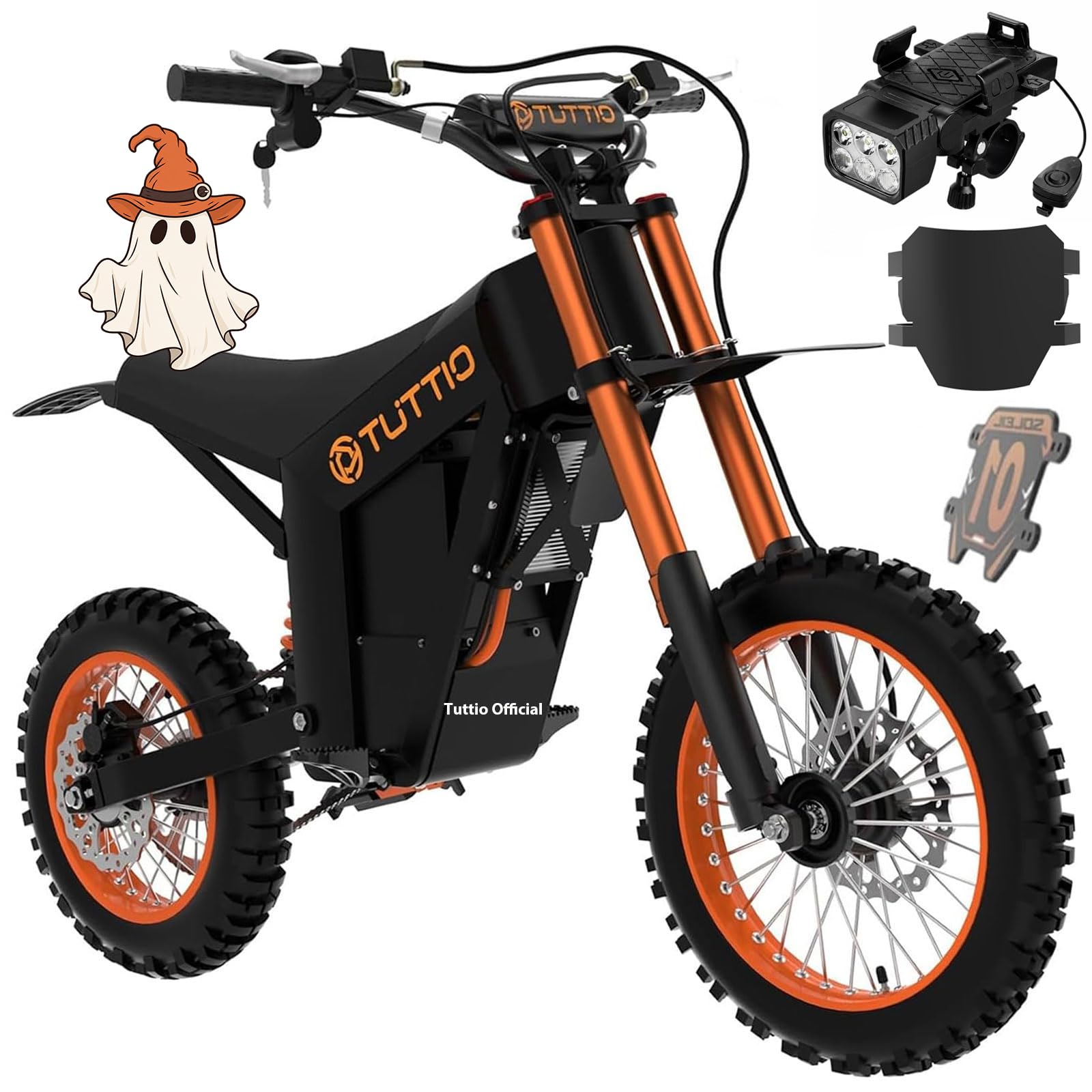 Tuttio Soleil01 Electric Dirt Bike, 54.6V 40MPH E-Dirtbike for Adults Teens | Mi