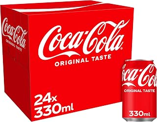 Coca-Cola Original Taste Soft Drink Cans, 24 x 330 mL