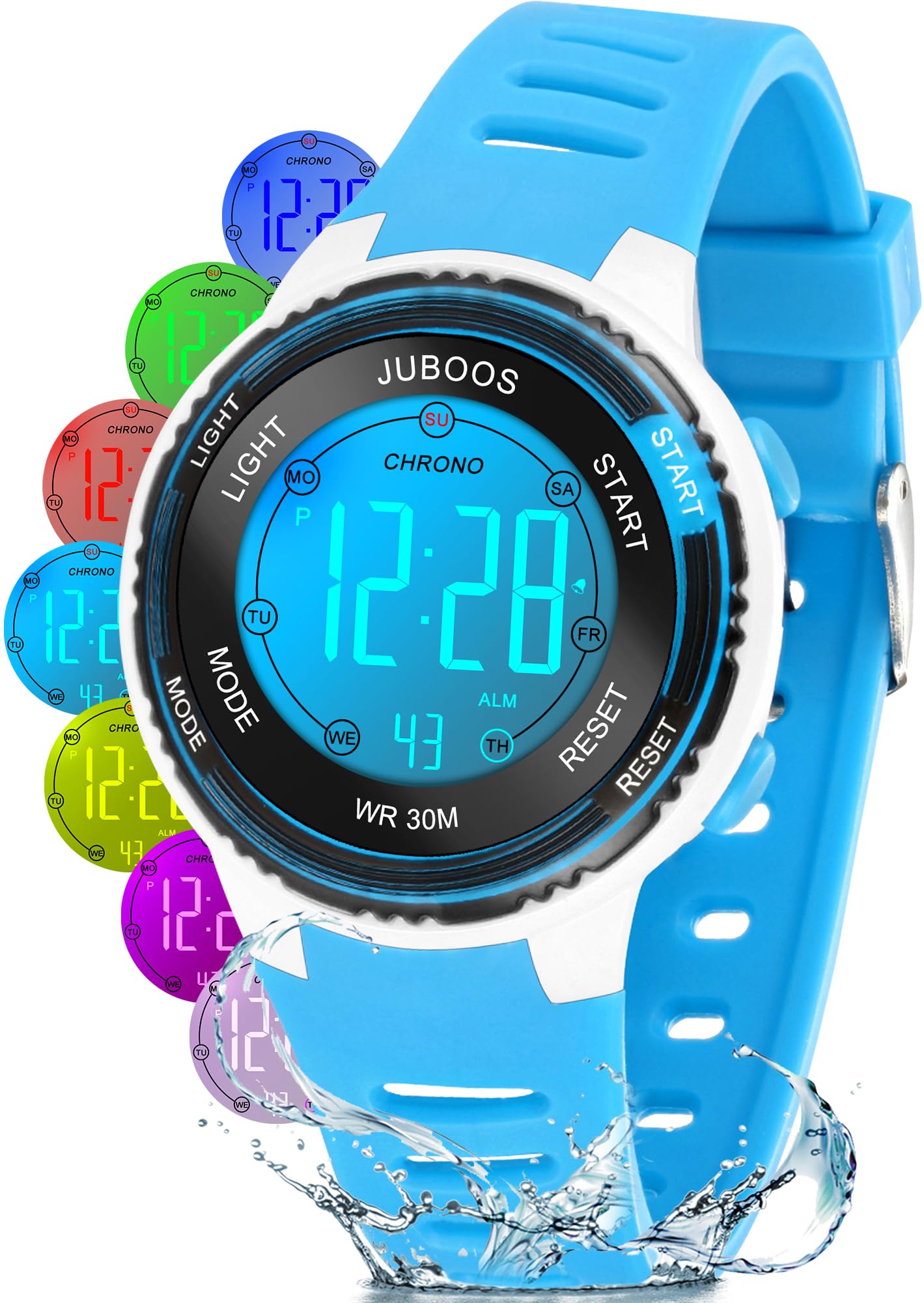 Juboos Kids Digital Watch, Watches for Girls Boys, Children's Waterproof Wrist W