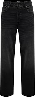 Only & Sons Men's Male Locker Geschnitten Onsfade Mittlere Taille Locker Geschnitten Jeans Jeans