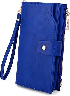 UTO Women's RFID Blocking Large Capacity PU Leather Clutch Wallet
