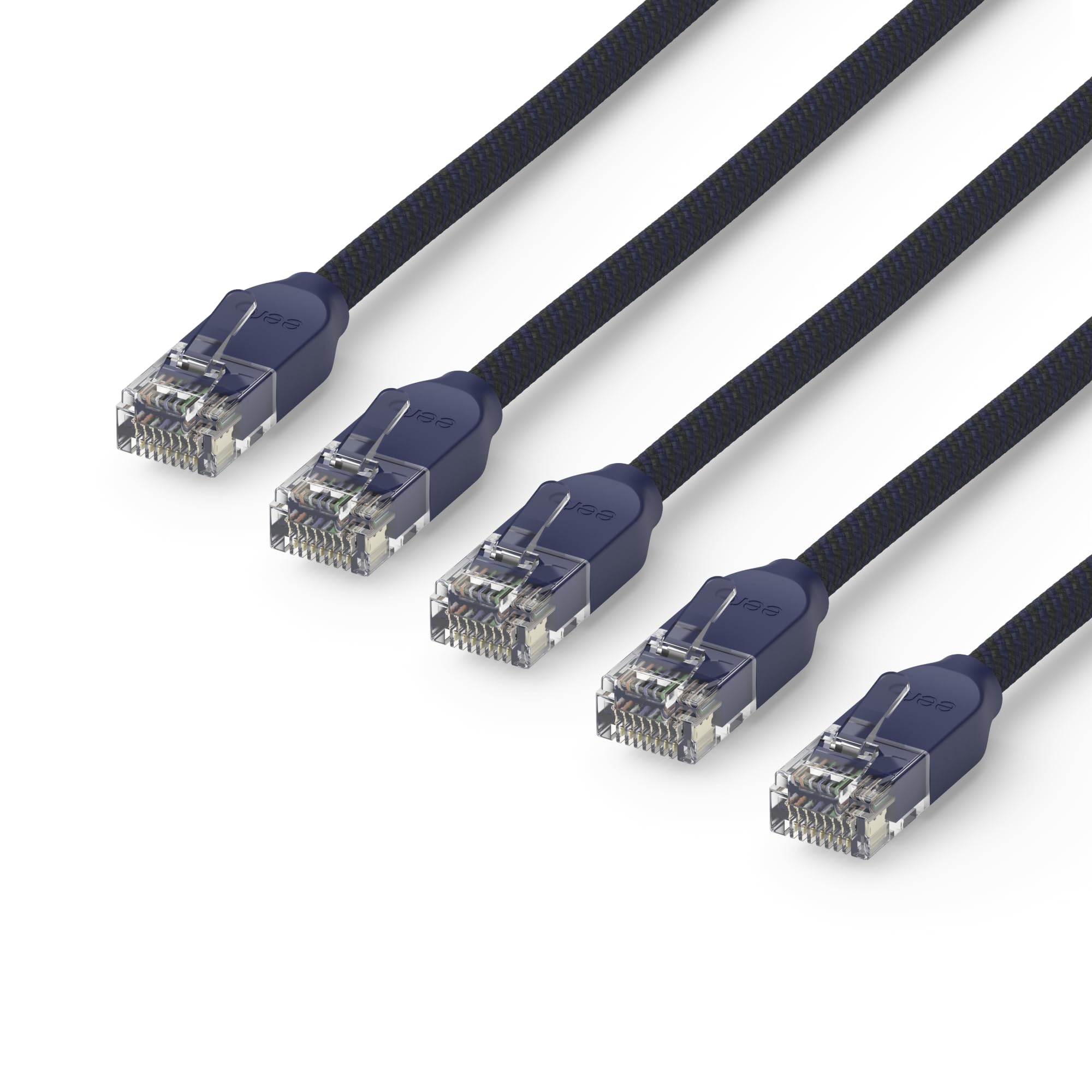Amazon eero CAT6a Ethernet cable - Supports 10 gigabit+ speeds, 5 foot, 5-pack, 