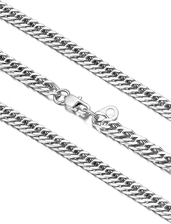 ChainsHouse 3/5/7/10/13mm Chaîne Cubaine en Acier Inoxydable, Cadeau Homme