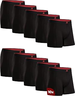 DANISH ENDURANCE Men's Bamboo Boxer Shorts, with or without Fly, Pack of 6 or 10